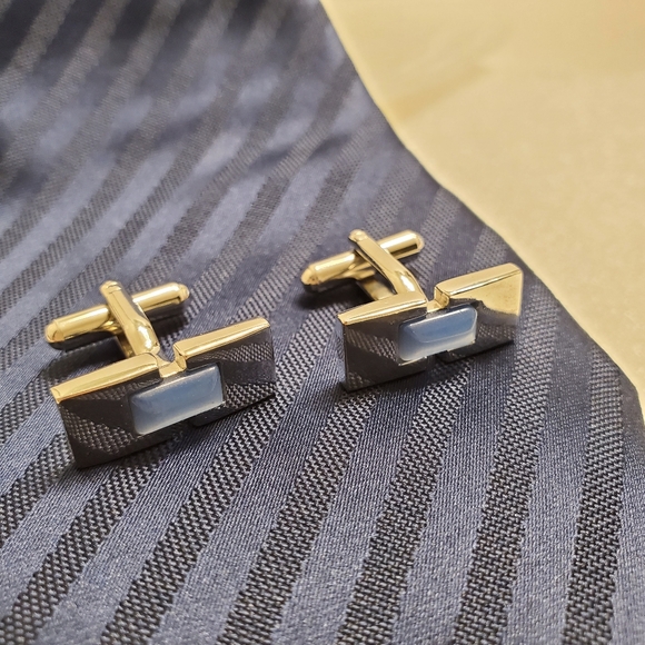 E23 Cufflinks Light Blue - Picture 1 of 4